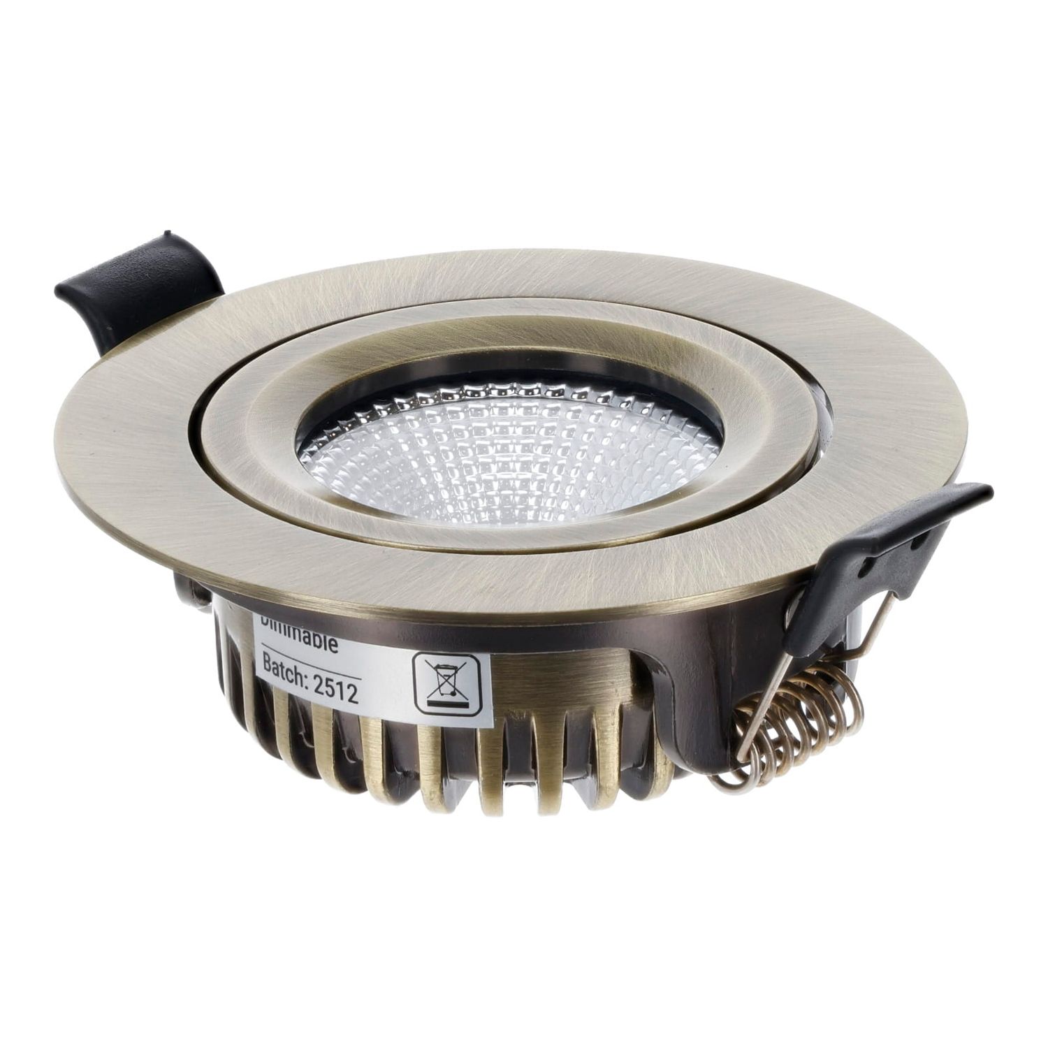 LED-EINBAUSTRAHLER SLIM 4W/6W DIMMBAR BRONZE CCT