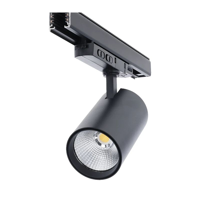 3-PHASEN SCHIENENSPOT | 10W-20W-30W | SCHWARZ | DIMMBAR | 1800K/3200K