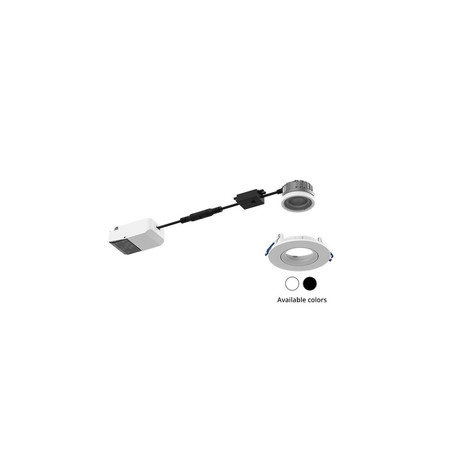 LED-EINBAUSTRAHLER 6W 540LM DIMMBAR WEISS SCHWENKBAR