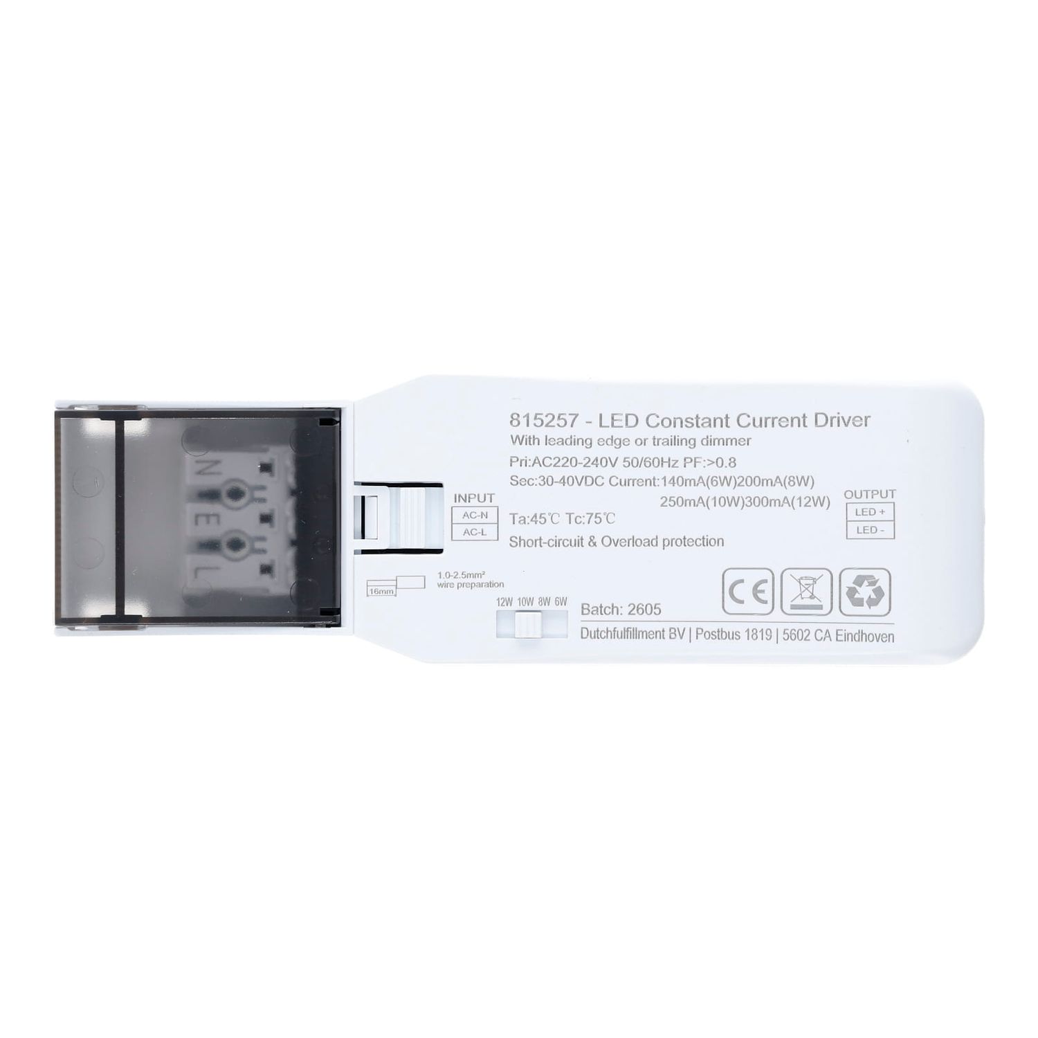 LED DOWNLIGHT 12W/10W/8W/6W Ø120-130MM DIMMBAR CCT