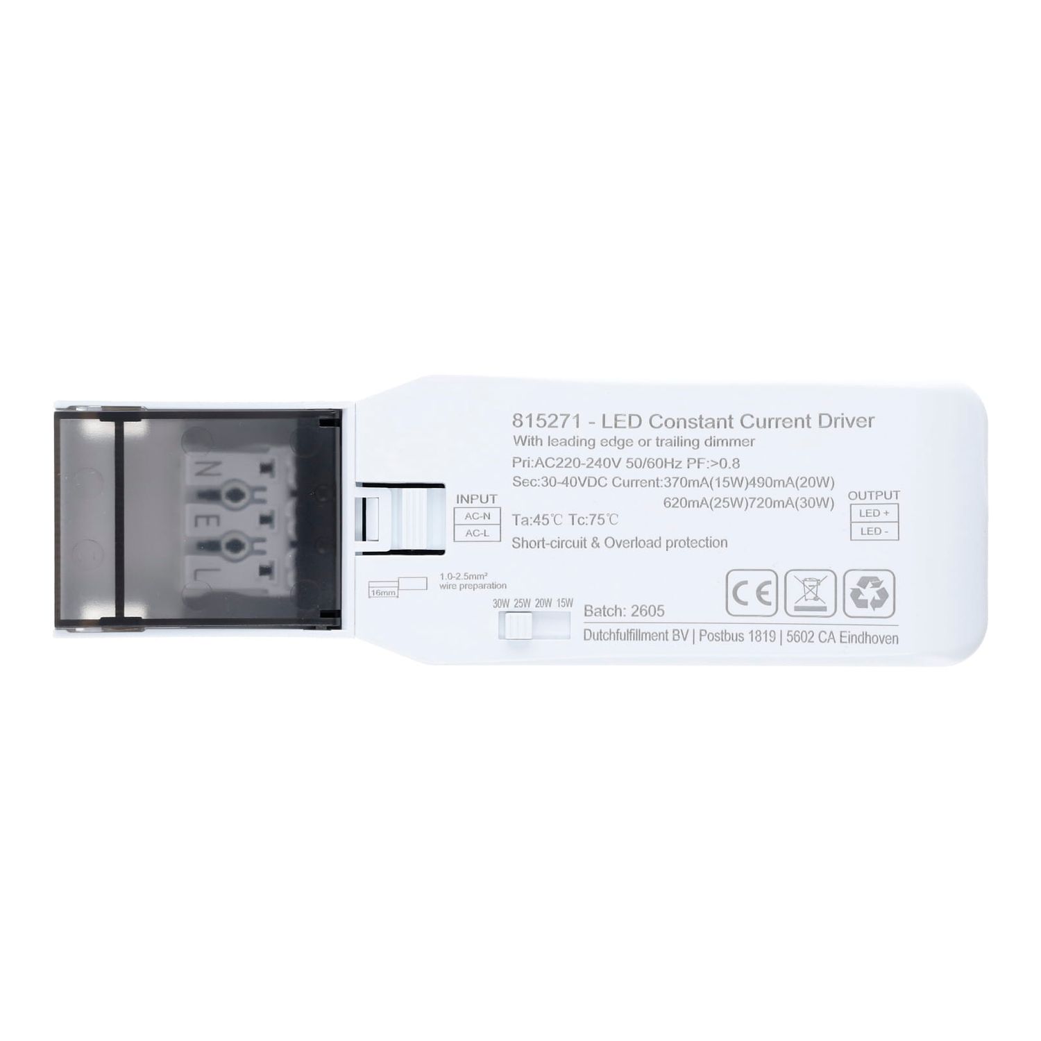 LED DOWNLIGHT 30W/25W/20W/15W Ø195-210MM DIMMBAR CCT