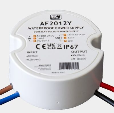 Netzteil 20W 24V/0.83A rund IP67
