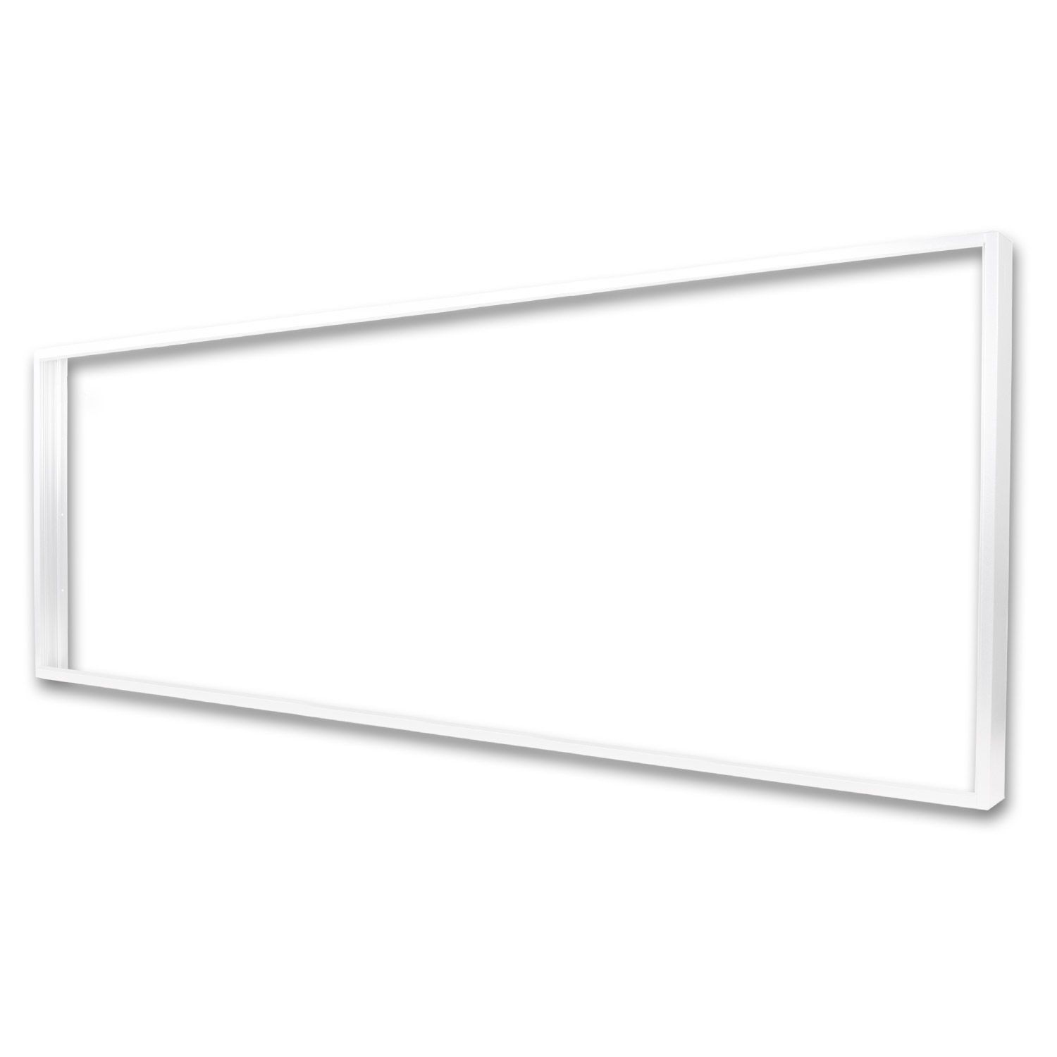 Aufbaurahmen für LED Panels 308x1550, weiß, Höhe 7cm, steckbare Schnellmontage
