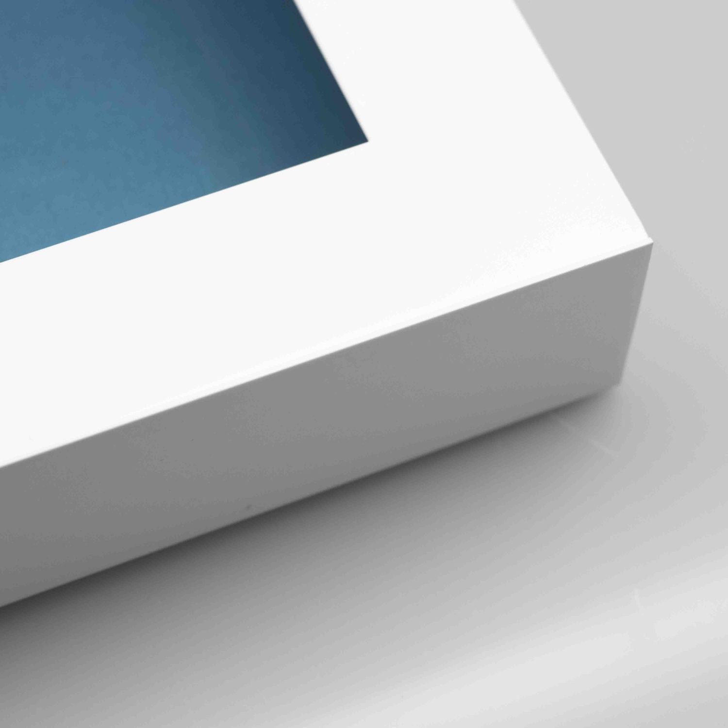 Aufbaurahmen für LED Panels 308x1550, weiß, Höhe 7cm, steckbare Schnellmontage