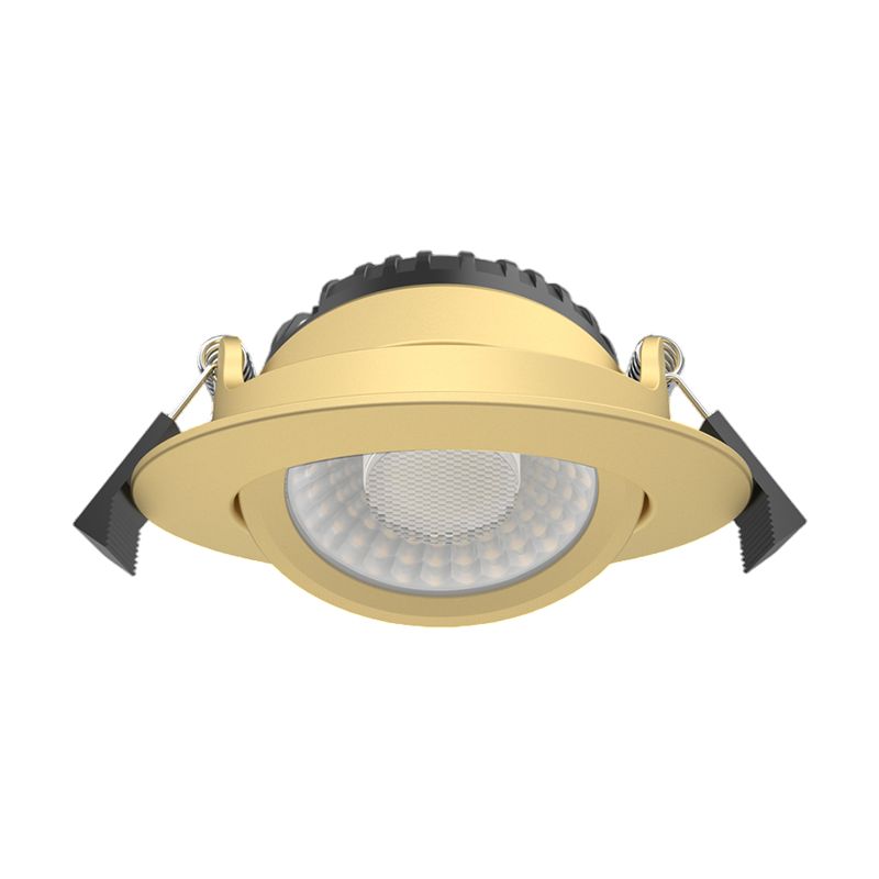 LED EINBAUSTRAHLER SLIM 5W-7W DIMMBAR MESSING CCT IP65 500/700 Lumen