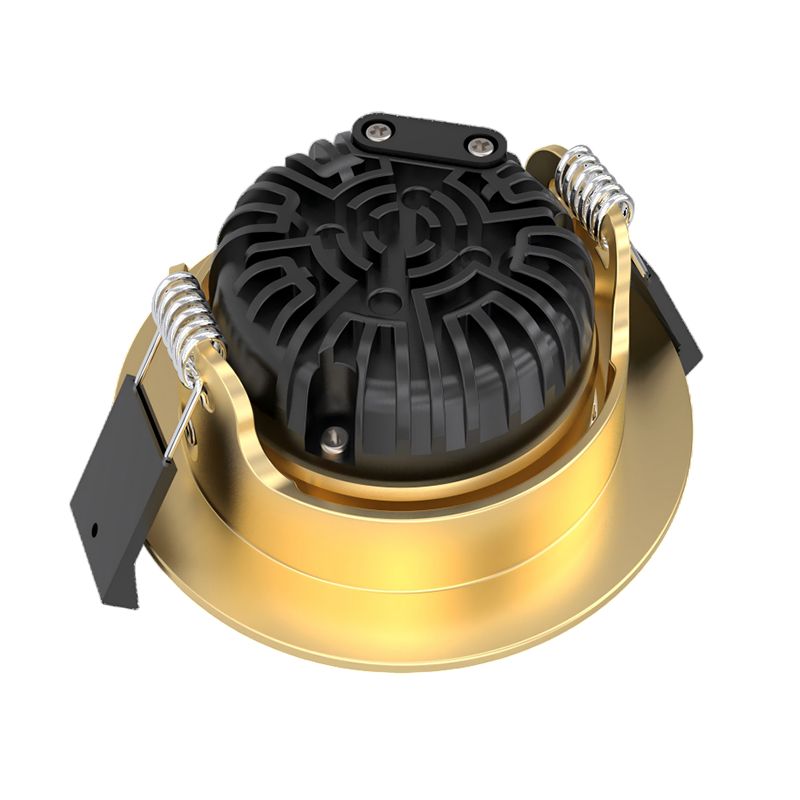 LED EINBAUSTRAHLER SLIM 5W-7W DIMMBAR MESSING CCT IP65 500/700 Lumen