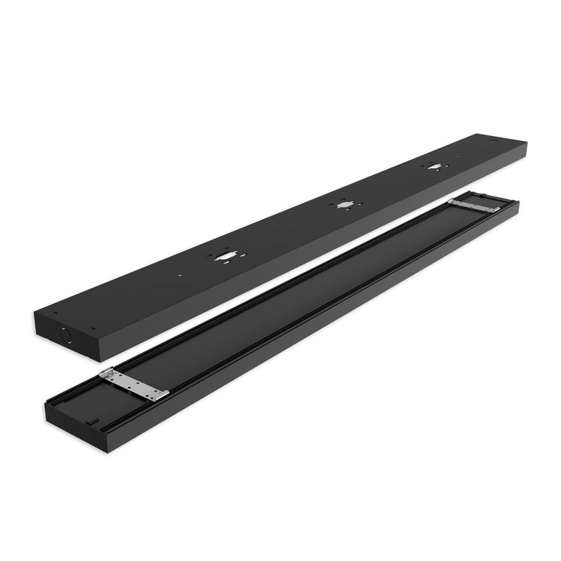 LED Langfeldleuchte, 120x12cm, schwarz, 25|30|35|40W, UGR<19 2H|2H, ColorSwitch 3000|4000|5000K