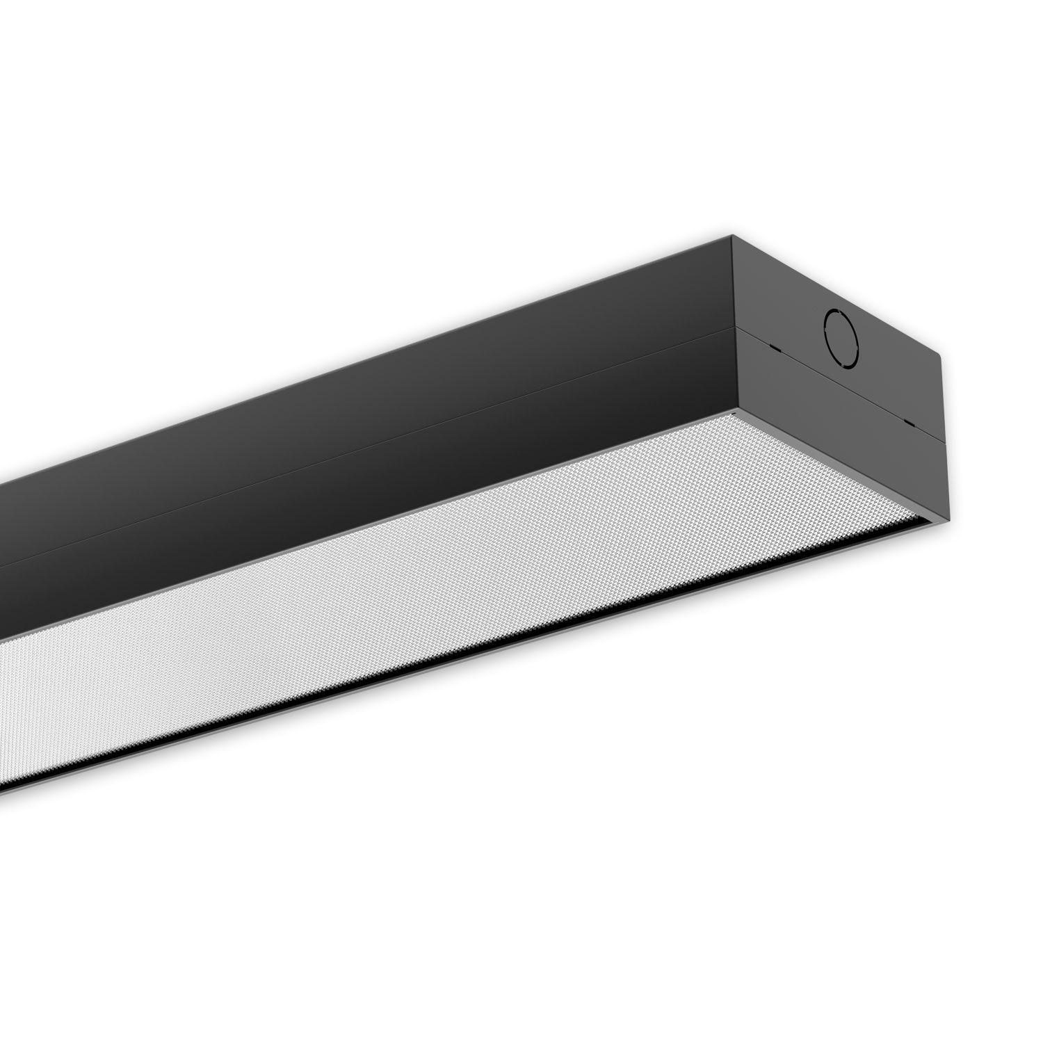 LED Langfeldleuchte, 120x12cm, schwarz, 25|30|35|40W, UGR<19 2H|2H, ColorSwitch 3000|4000|5000K