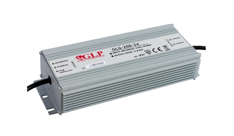 Netzteil 200W, IP67, 24V/8,33A