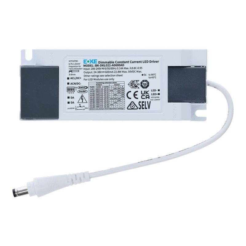 BOKE DALI TREIBER 22W 225-600 mA