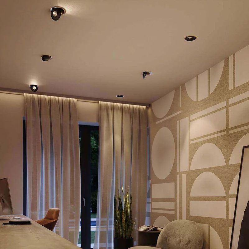LED Einbauleuchte Sphere gold/schwarz, 2700K, 10W, CRI90, dimmbar