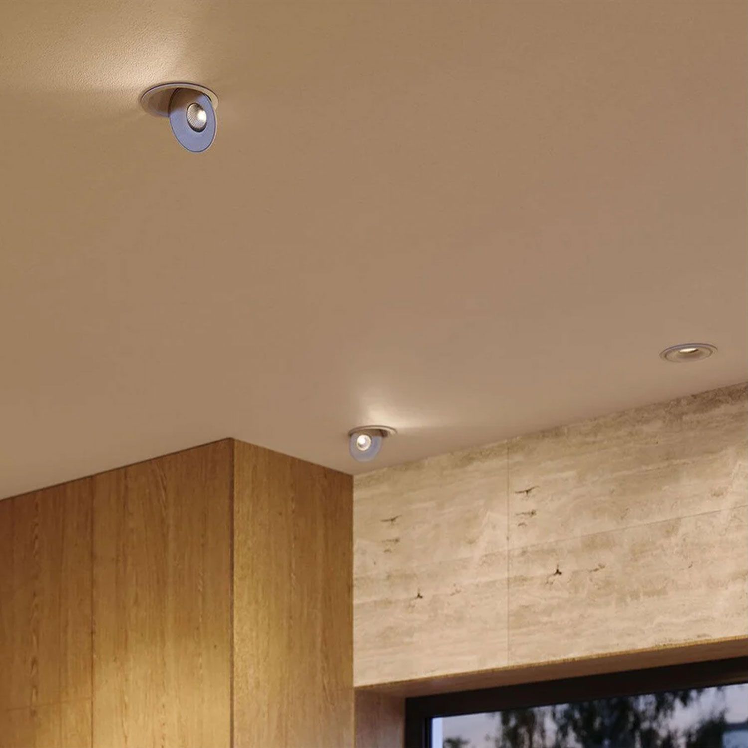 LED Einbauleuchte Sphere weiß/weiß, 2700K, 10W, CRI90, dimmbar