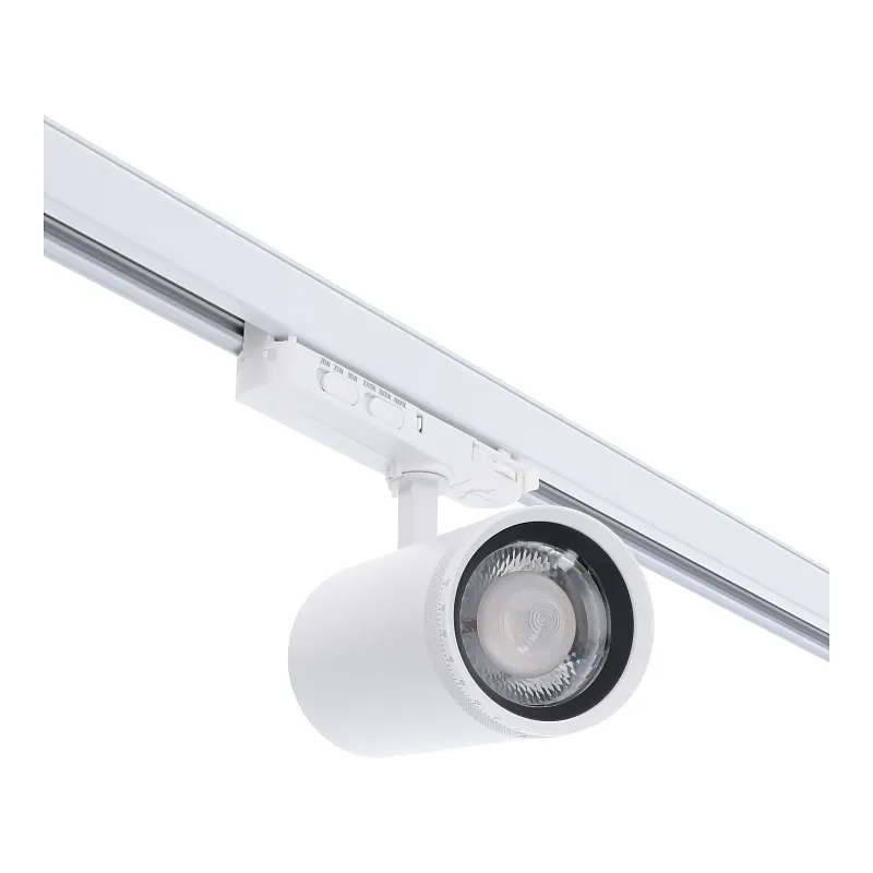 3-PHASEN RAILSPOT 15°-55° ZOOMBAR 20W/25W/30W  WEISS DIMMBAR CCT SCHALTER
