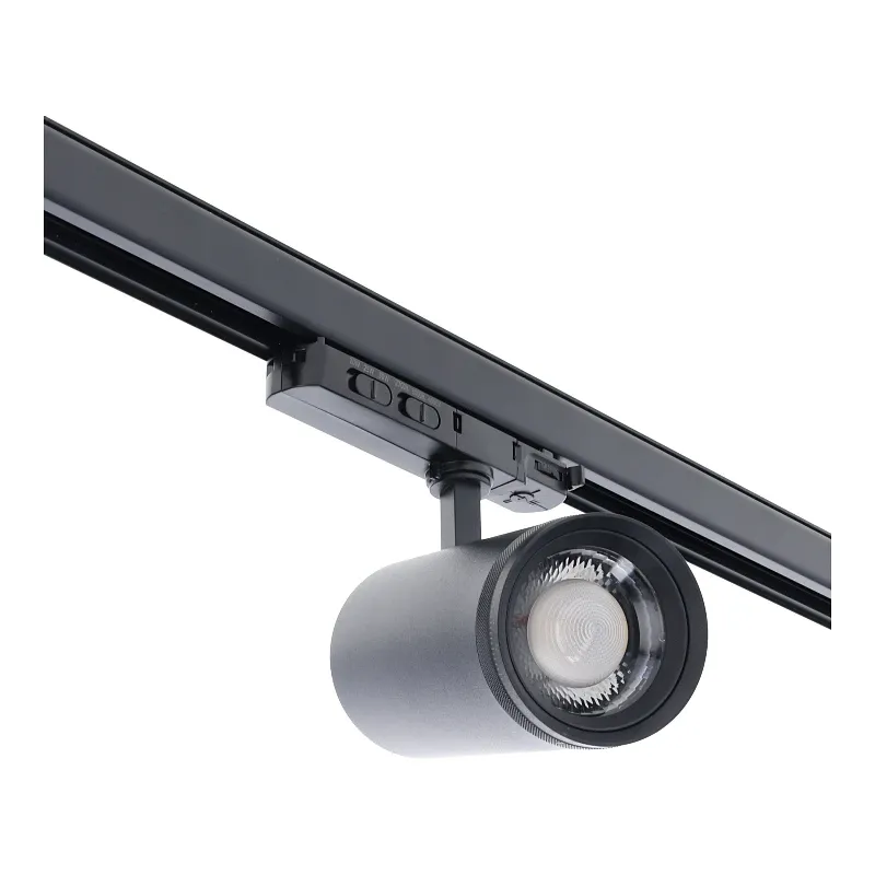 3-PHASEN RAILSPOT 15°-55° ZOOMBAR 20W/25W/30W  SCHWARZ DIMMBAR CCT SCHALTER