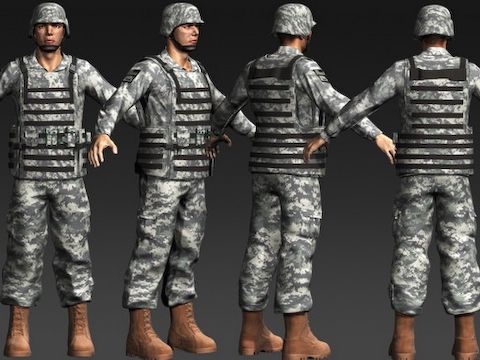 Daniel Male Military Cloth