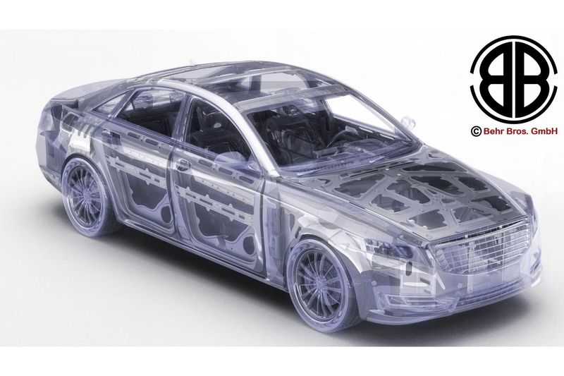 Generic Car Luxury w Body in white