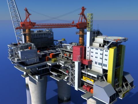 Oil Gas Platform