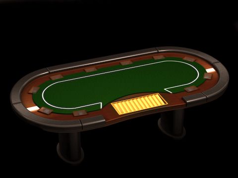 Poker media table