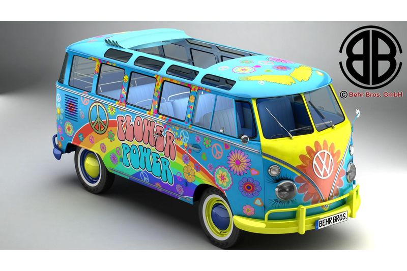 Volkswagen T1 Samba HIPPIE 1963