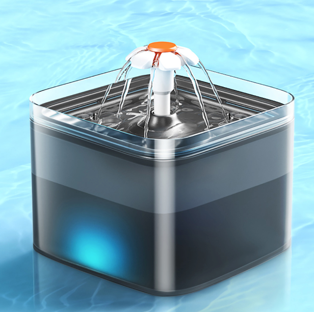 Pet Water Fountain Dispenser with LED Lighting