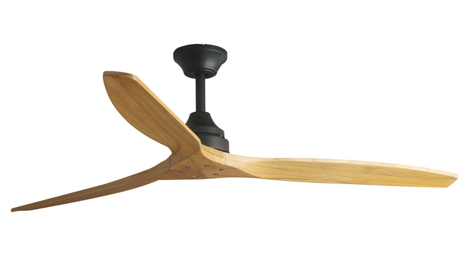 Alo 152cm Black-Maple Ceiling Fan with Remote Control by Faro