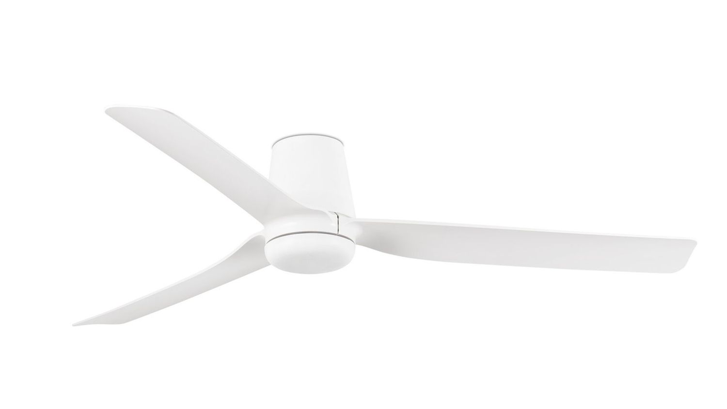 Punt Tub 130cm White-White Ceiling Fan with Remote Control by Faro