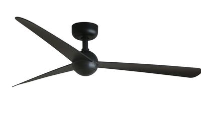 Sfera 106cm Black-Black Ceiling Fan with Remote Control by Faro