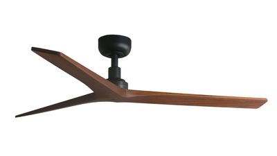 Klim 125cm Black-Walnut Ceiling Fan with Remote Control by Faro