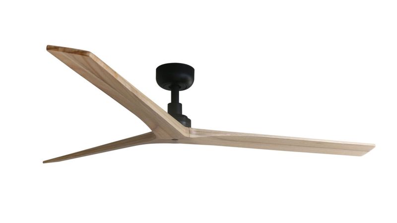 Klim 150cm Black-Oak Ceiling Fan with Remote Control by Faro