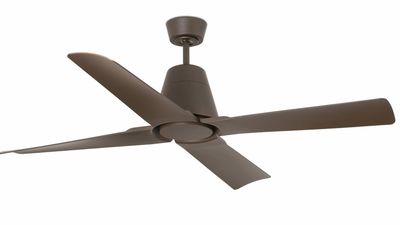 Typhoon 130cm Brown-Brown Ceiling Fan with Remote Control by Faro
