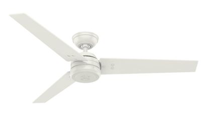 Protos 132cm White-White Ceiling Fan with Wall Control by Hunter