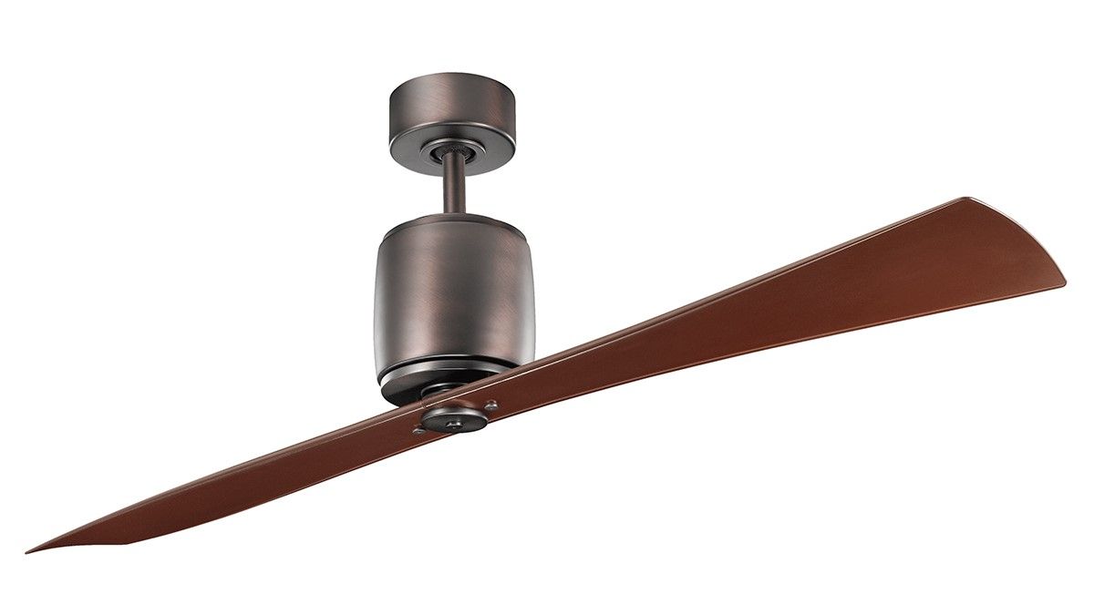 Ferron 152cm Bronze-Bronze Ceiling Fan with Remote Control by Kichler