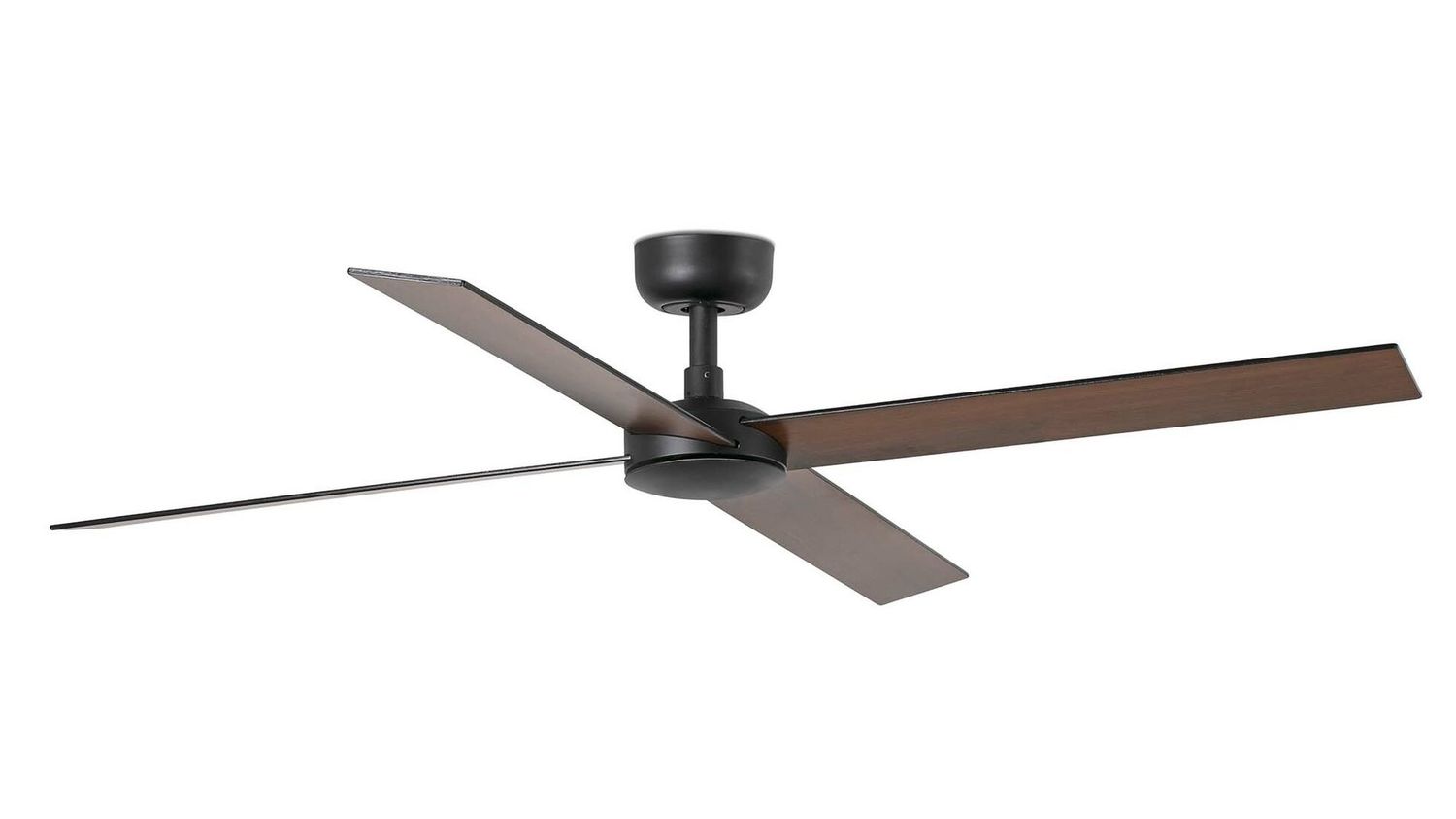 Rudder 4 132cm Black-Walnut Ceiling Fan with Remote Control by Faro