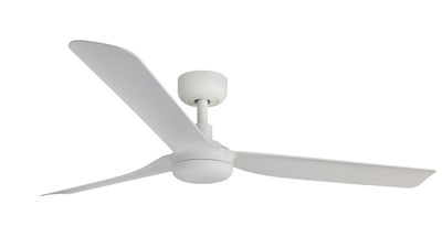 Punt 130cm White-White Ceiling Fan with Remote Control by Faro
