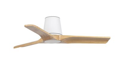 Heywood Tub 90cm White-Pine Ceiling Fan with Remote Control by Faro