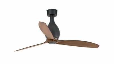 Eterfan Mini 128cm Black-Walnut Ceiling Fan with Remote Control by Faro
