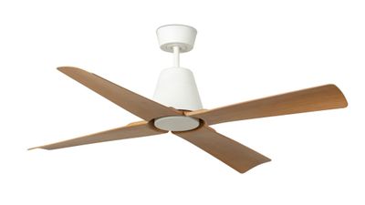 Typhoon 130cm White-Maple Ceiling Fan with Remote Control by Faro