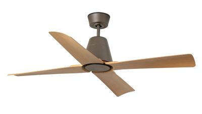 Typhoon 130cm Brown-Maple Ceiling Fan with Remote Control by Faro