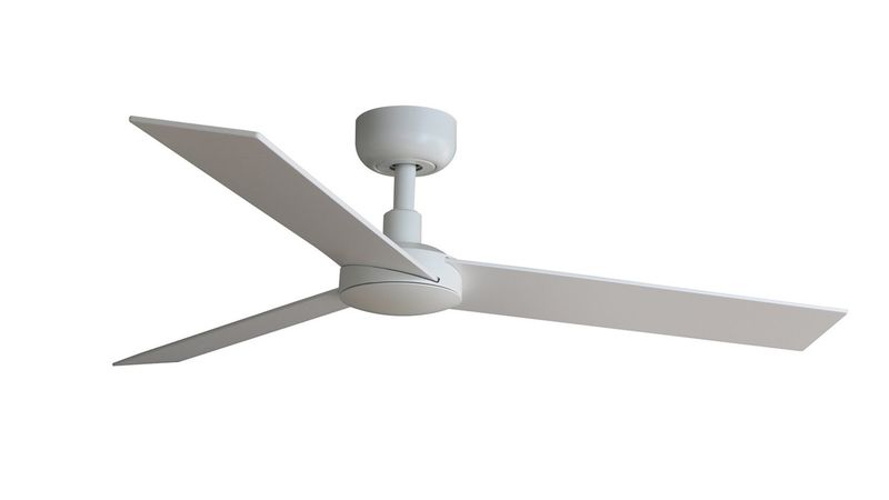 Rudder 106cm White-Ash Ceiling Fan with Remote Control by Faro
