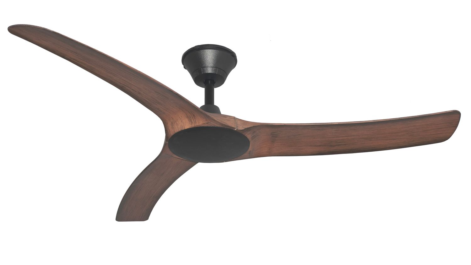 Calisto 132cm Black-Koa IP65 Ceiling Fan with Remote Control by Lumos