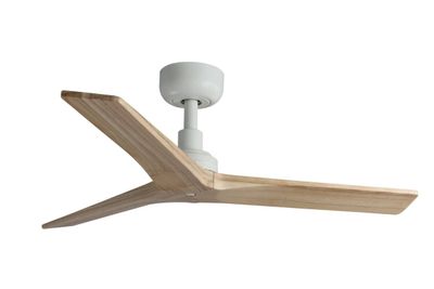 Klim 92.5cm White-Pine Ceiling Fan with Remote Control by Faro