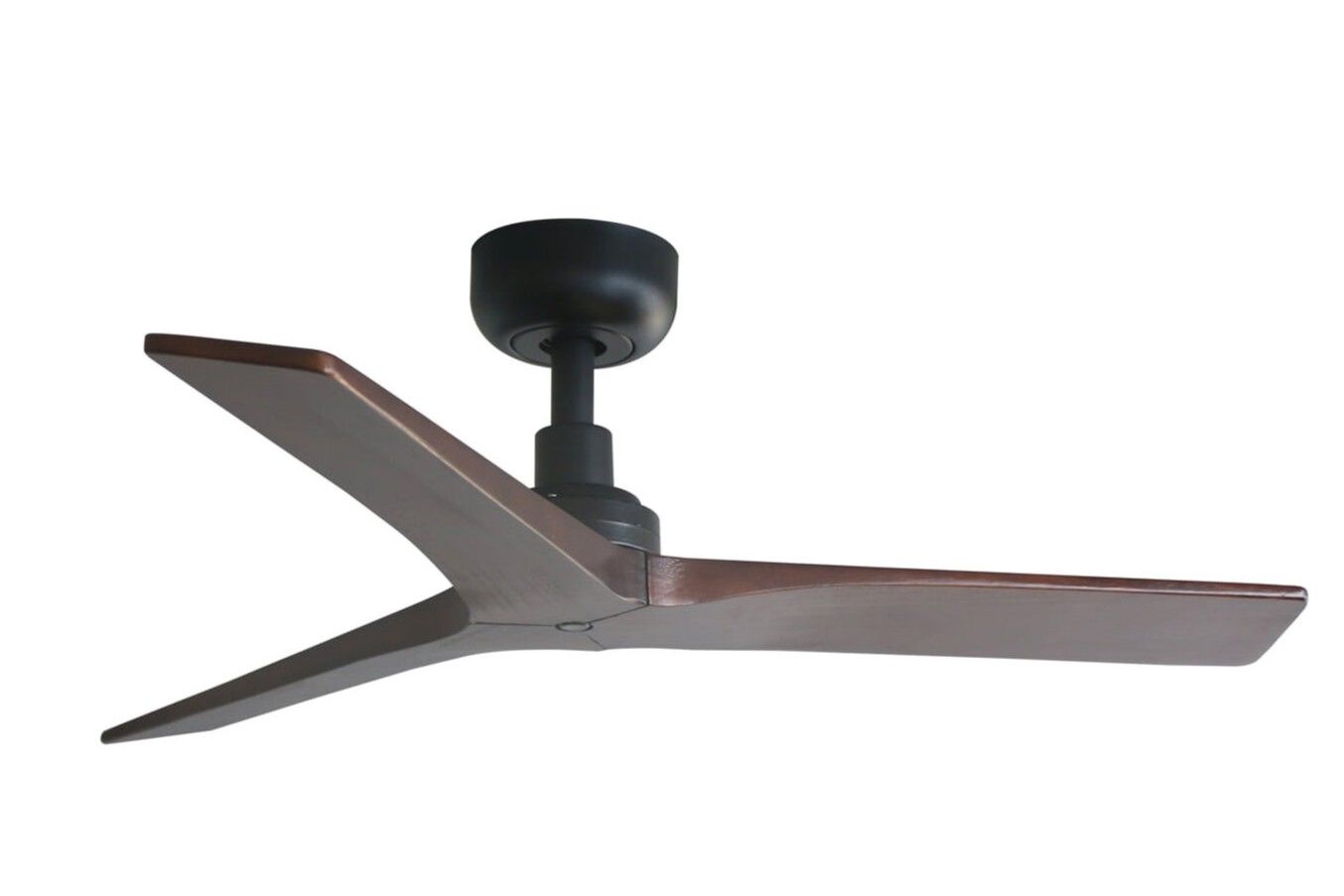 Klim 92.5cm Black-Walnut Ceiling Fan with Remote Control by Faro