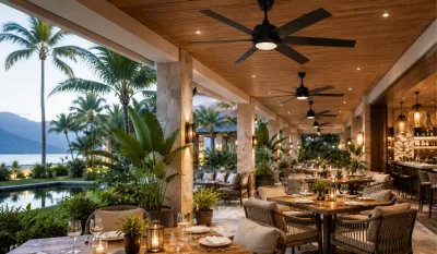 How to Choose Ceiling Fans for Outdoor Hospitality Spaces?