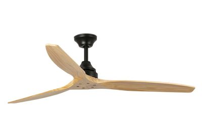 Alo 152cm Black-Pine Ceiling Fan with Remote Control by Faro