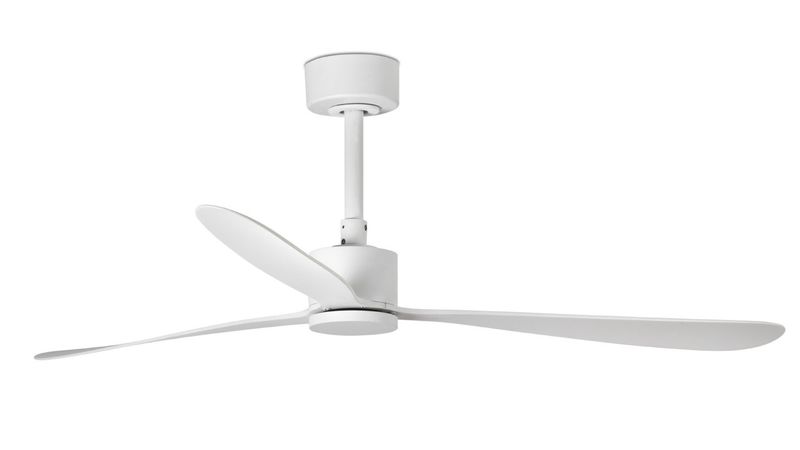Amelia 132cm White-White Ceiling Fan with Remote Control by Faro