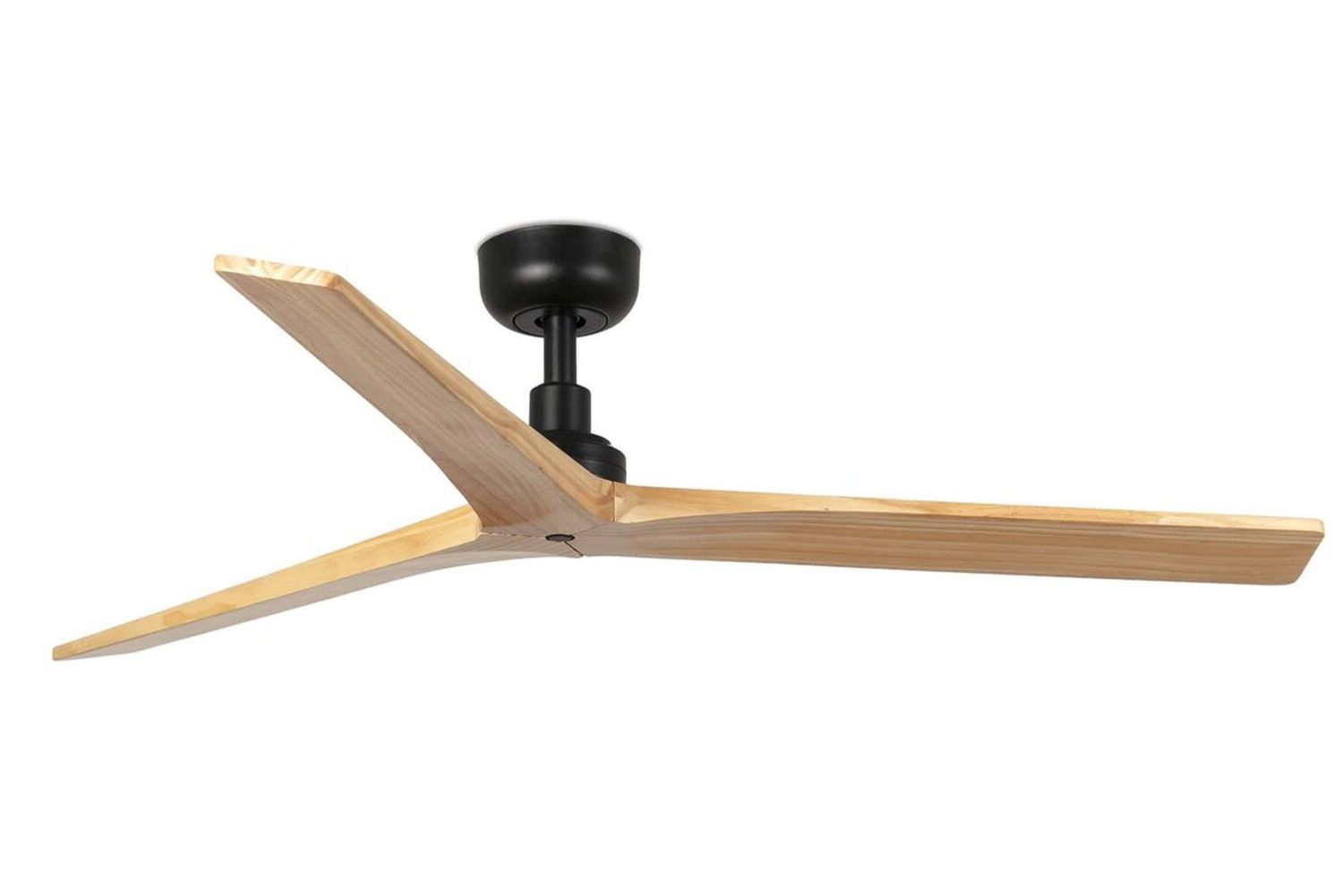Klim 125cm Black-Pine Ceiling Fan with Remote Control by Faro