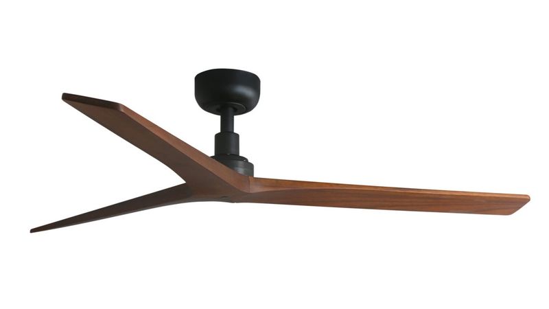 Klim 125cm Black-Walnut Ceiling Fan with Remote Control by Faro