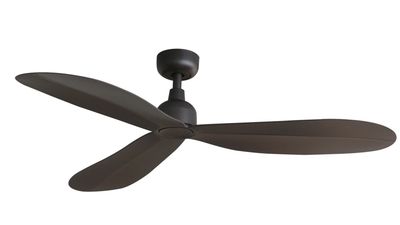 Palma 129cm Brown-Brown Ceiling Fan with Remote Control by Faro