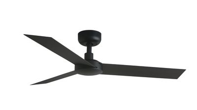Cruiser 106cm Black-Black Ceiling Fan with Remote Control by Faro