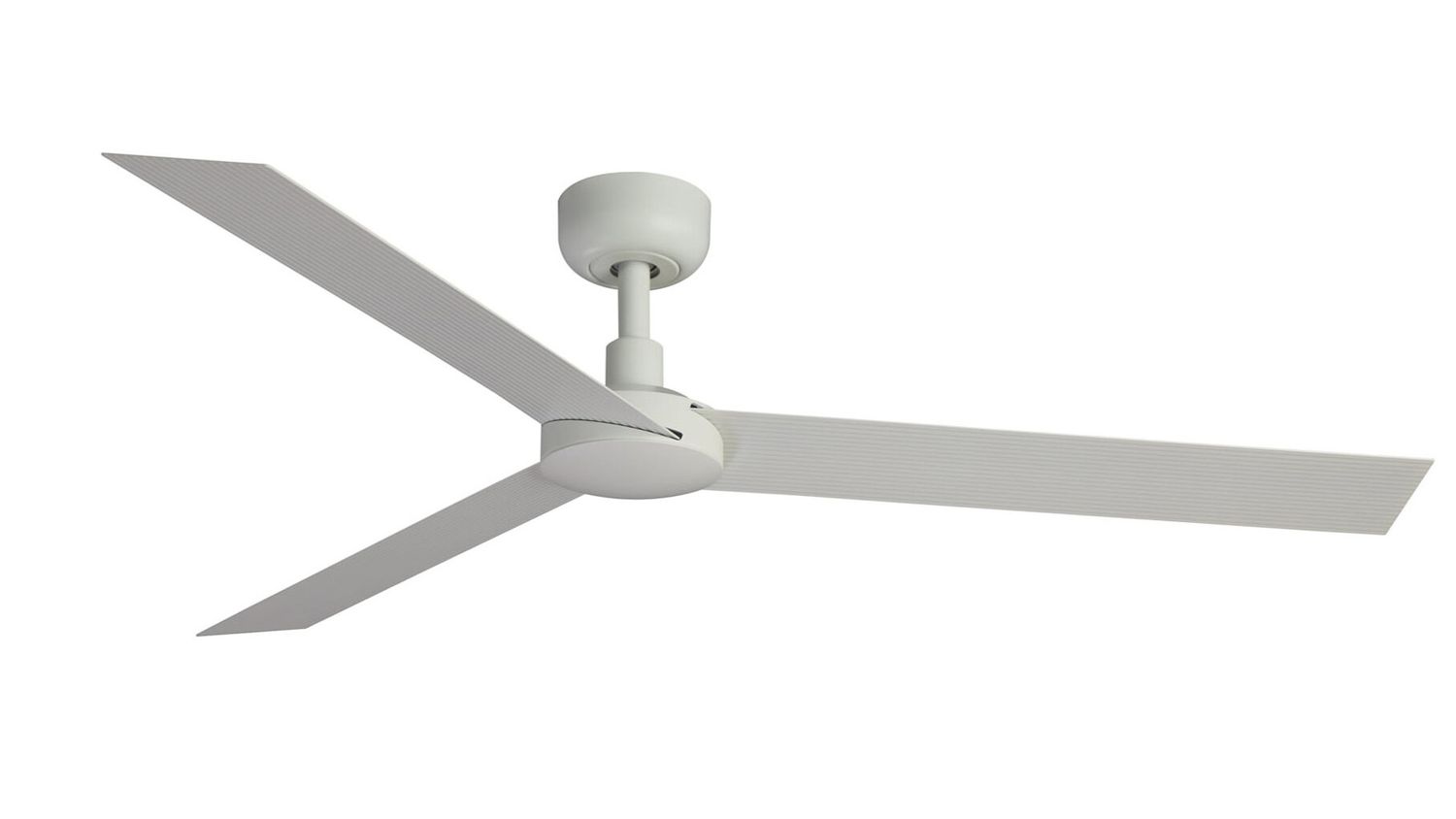Cruiser 160cm White-White Ceiling Fan with Remote Control by Faro